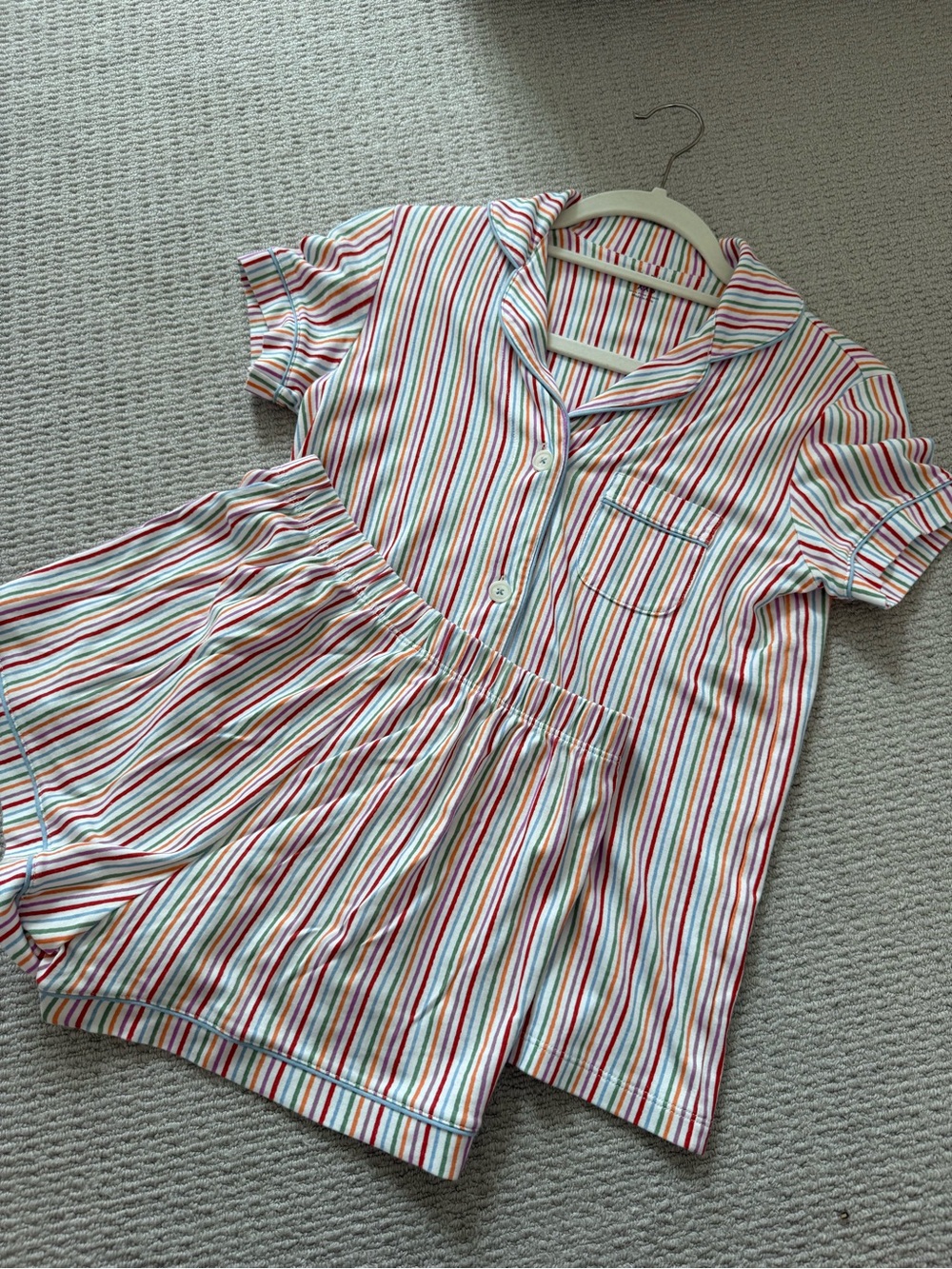 Roller rabbit strip short sleeve pjs